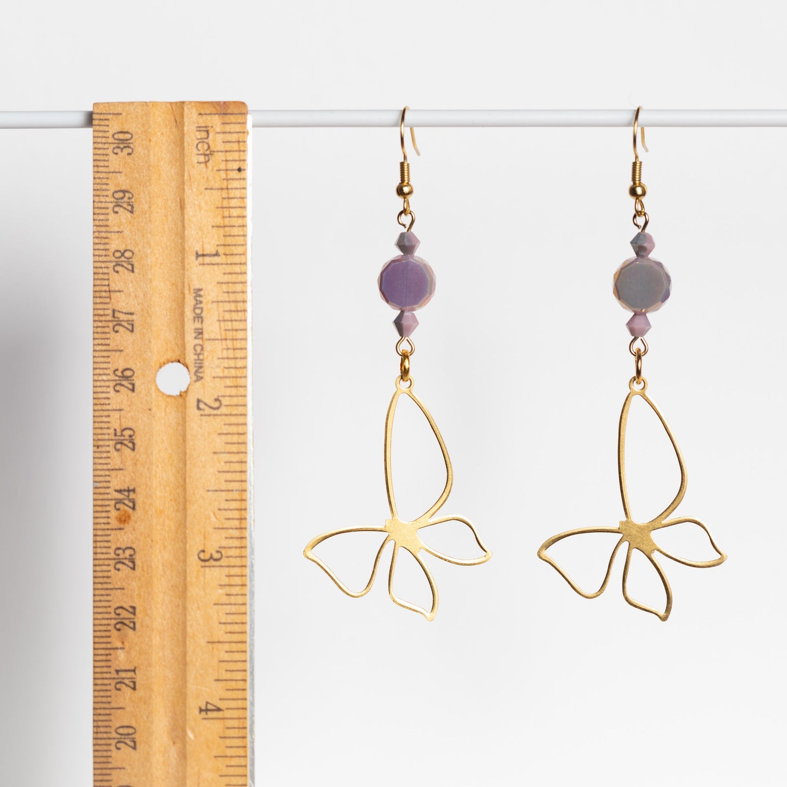 Kate's Butterfly Lupus Awareness Earrings