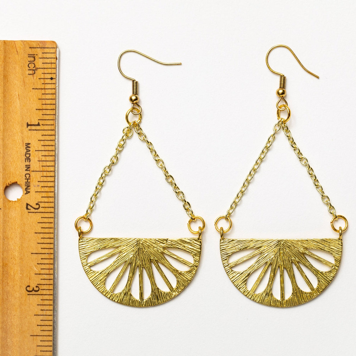 Leaf Stencil Half Rounds