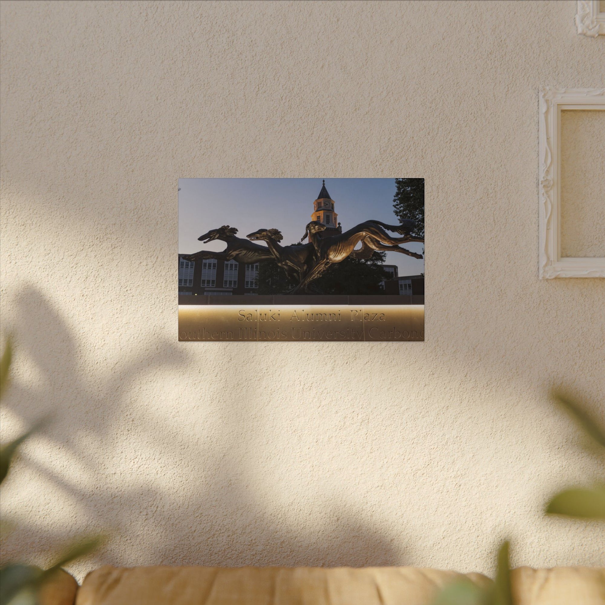 Print of Saluki Alumni Plaza at Twilight
