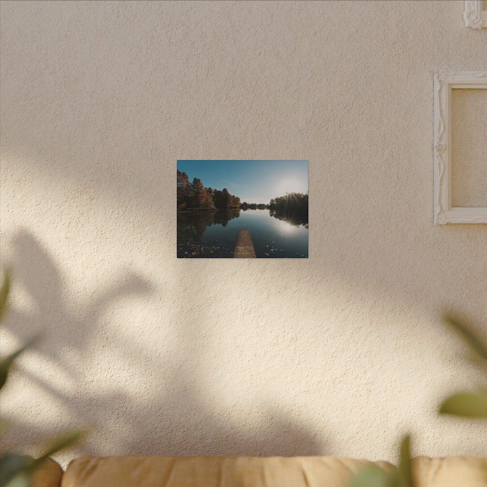 Print of Campus Lake at SIU Campus