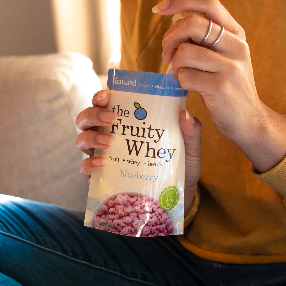 Blueberry Fruity Whey Beads