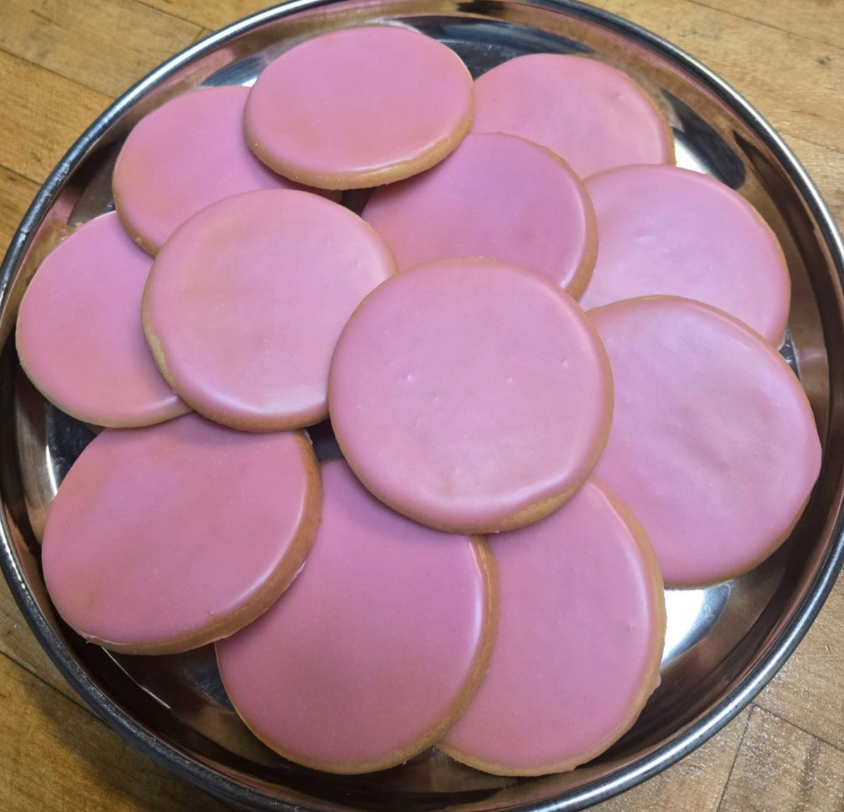 One Dozen Original Pink Sugar Cookies