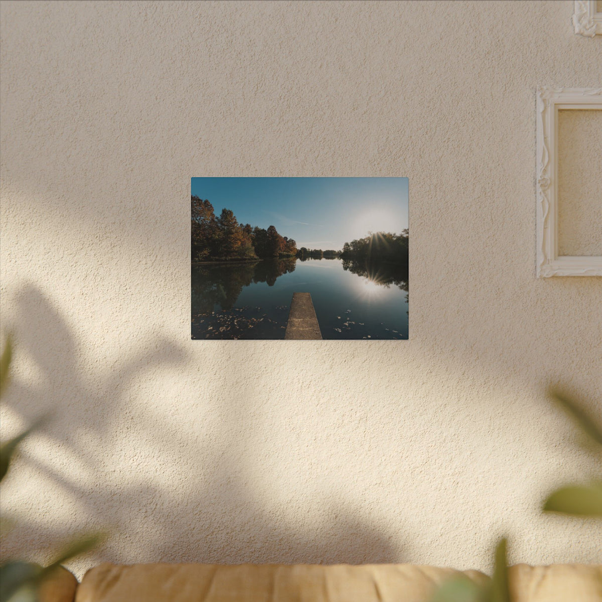Print of Campus Lake at SIU Campus