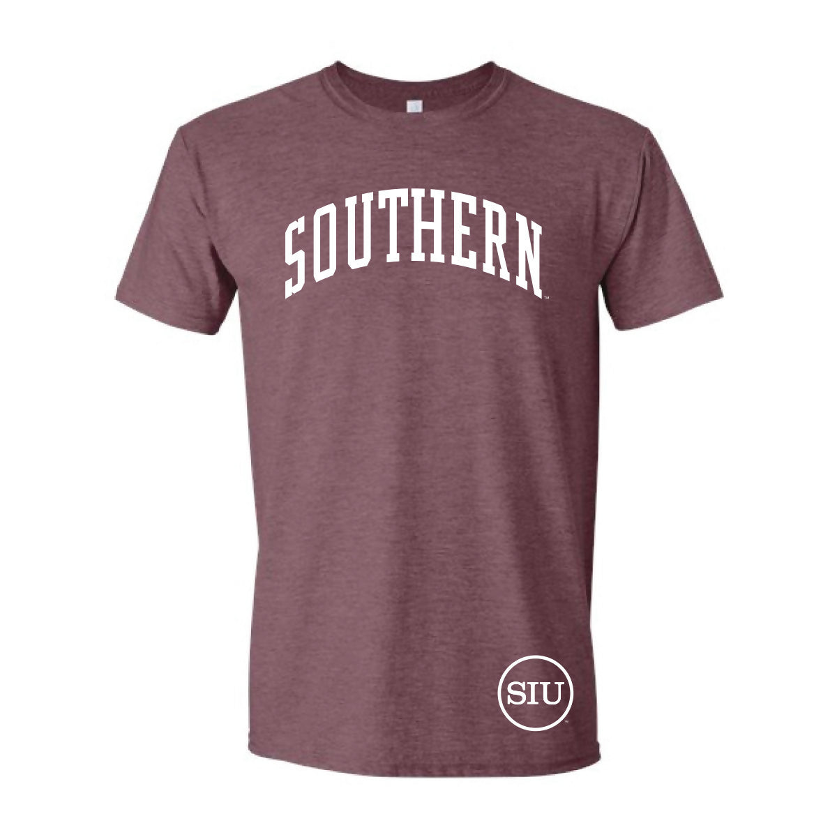 SIU Heather Maroon 51' Southern Soft Tee - Officially Licensed College Vault