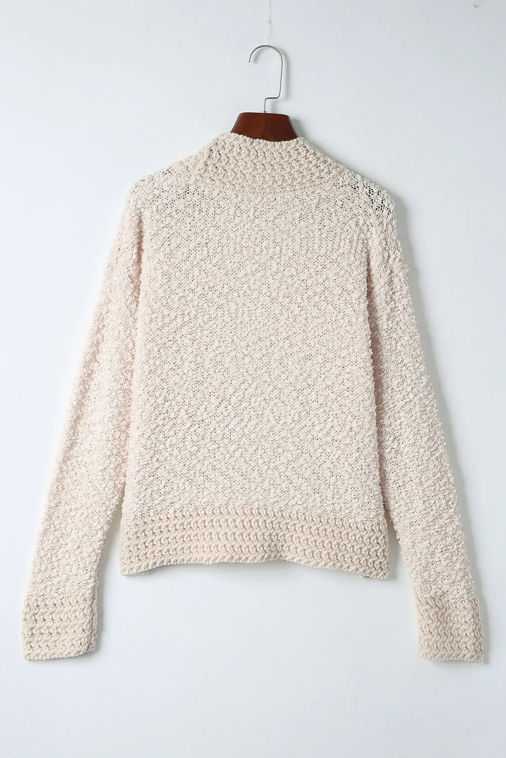 Solid Color Open Front Cardigan - Maroon or Cream