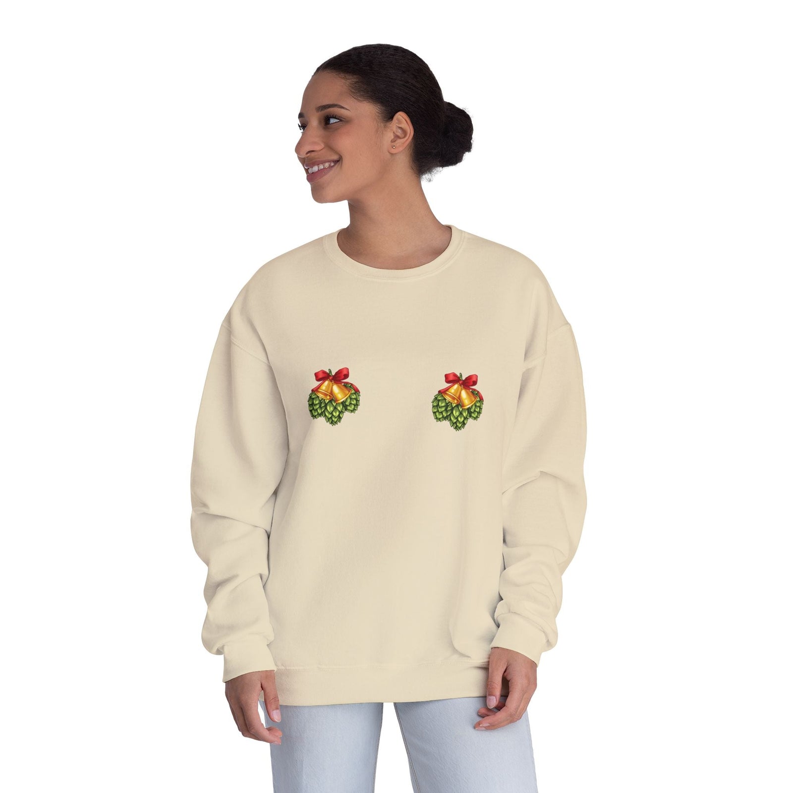 "Oh What Fun!" Naughty List - Jingle Bells + Mistletoe Hops Sweatshirt