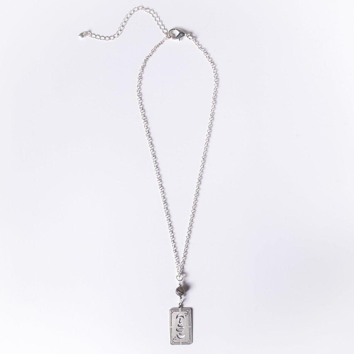 Luna Serpent Tarot Card Necklace