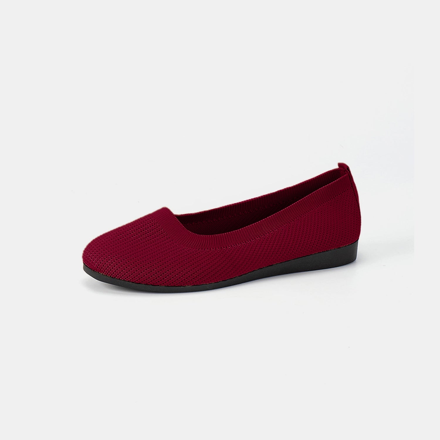 Round Toe Knit Ballet Flats – Comfort Chic