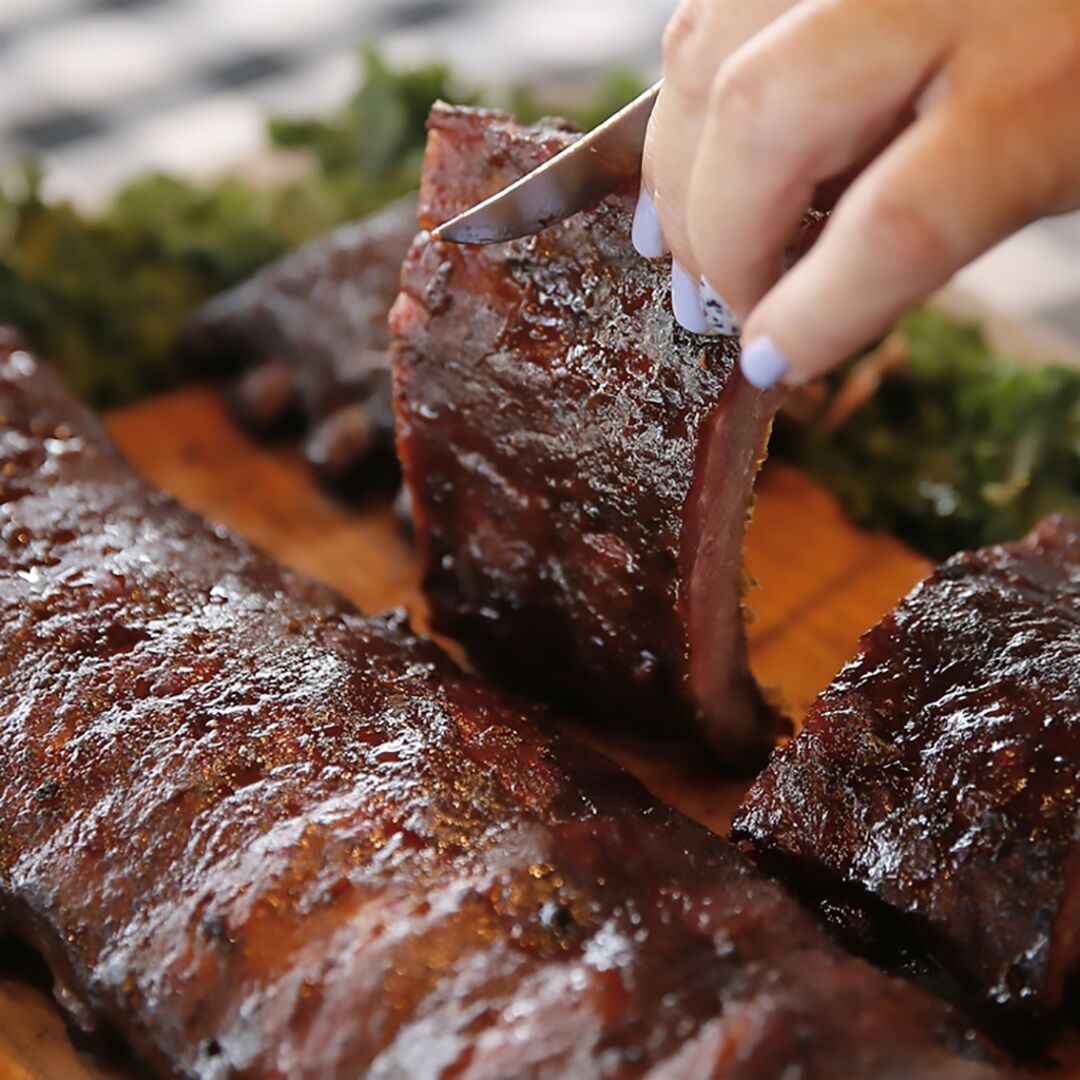 2 slabs Apple City Grand World Champion Baby Back Ribs + BBQ Sauce & Magic Dust