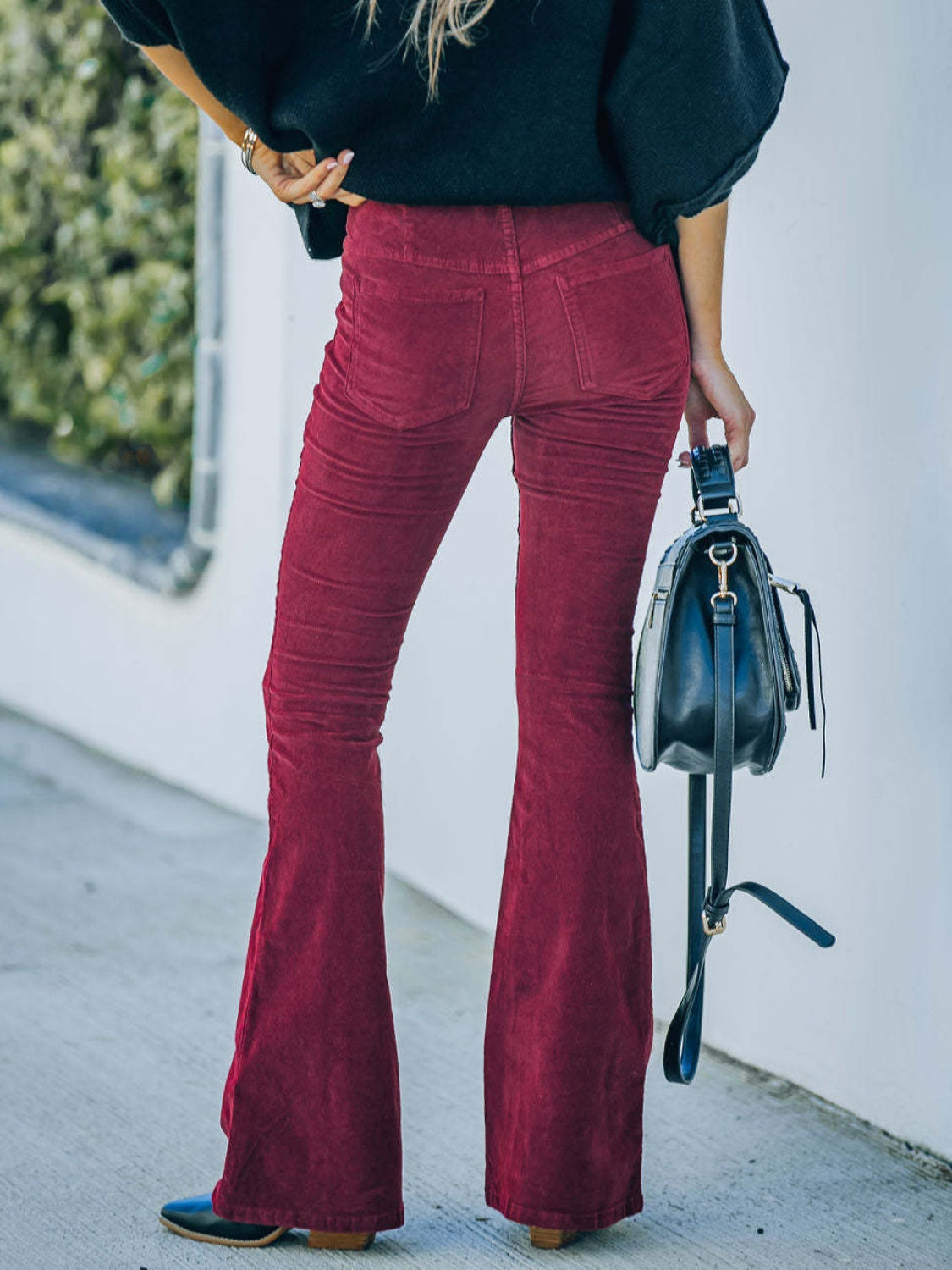 High Waist Bootcut Pants – Classic Style, Flattering Fit
