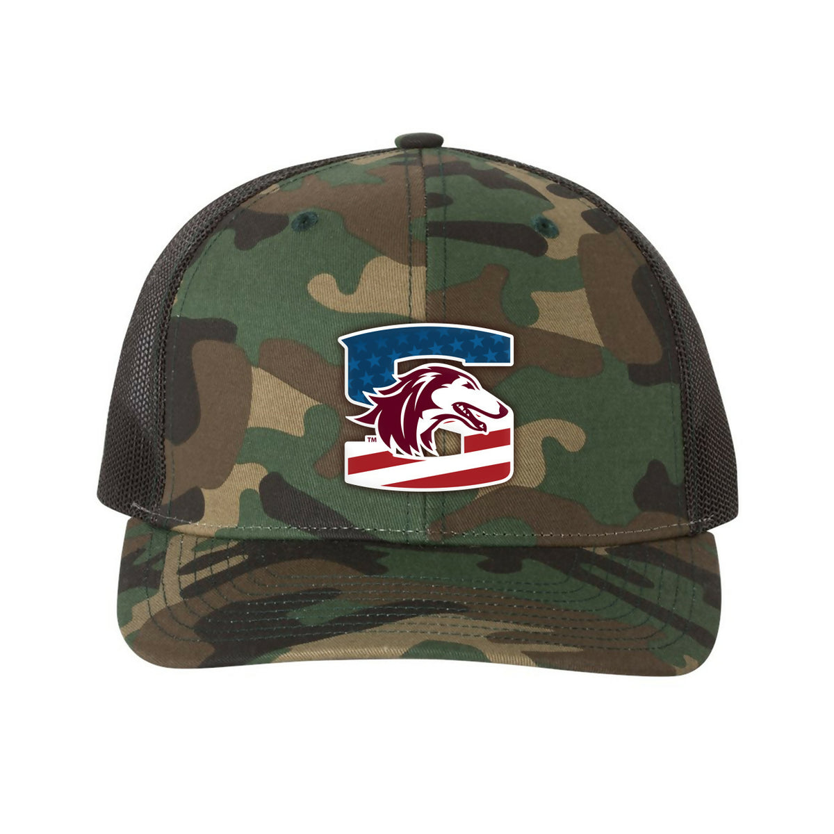 SIUC-USA RWB Adjustable Camo Mesh Cap - Officially Licensed - Limited Availability
