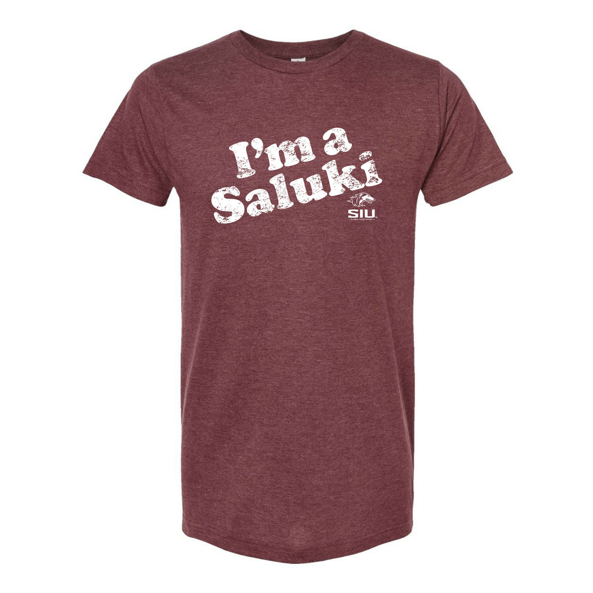 I'm A Saluki [Retro Design] - SIU Alumni Association Short Sleeve Maroon Tee