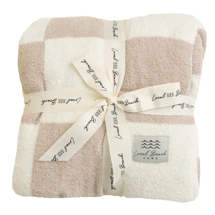 Checker Luxe Home Blanket