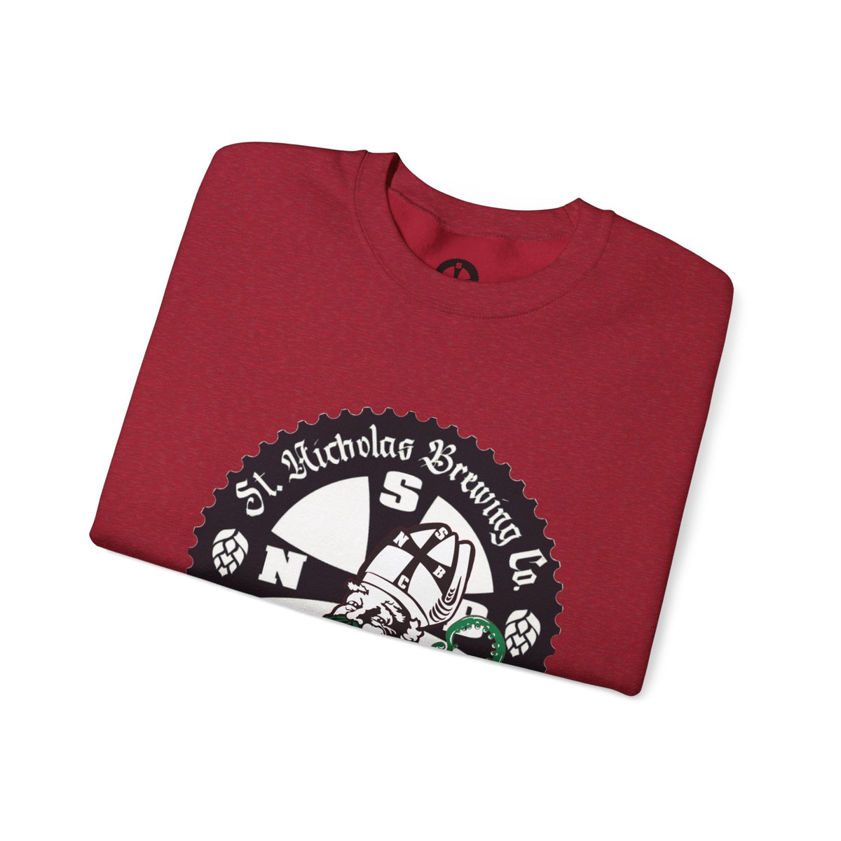 St. Nicholas Brewing Co. Unisex Crewneck Sweatshirt - 'He Sees You When You're Drinking'