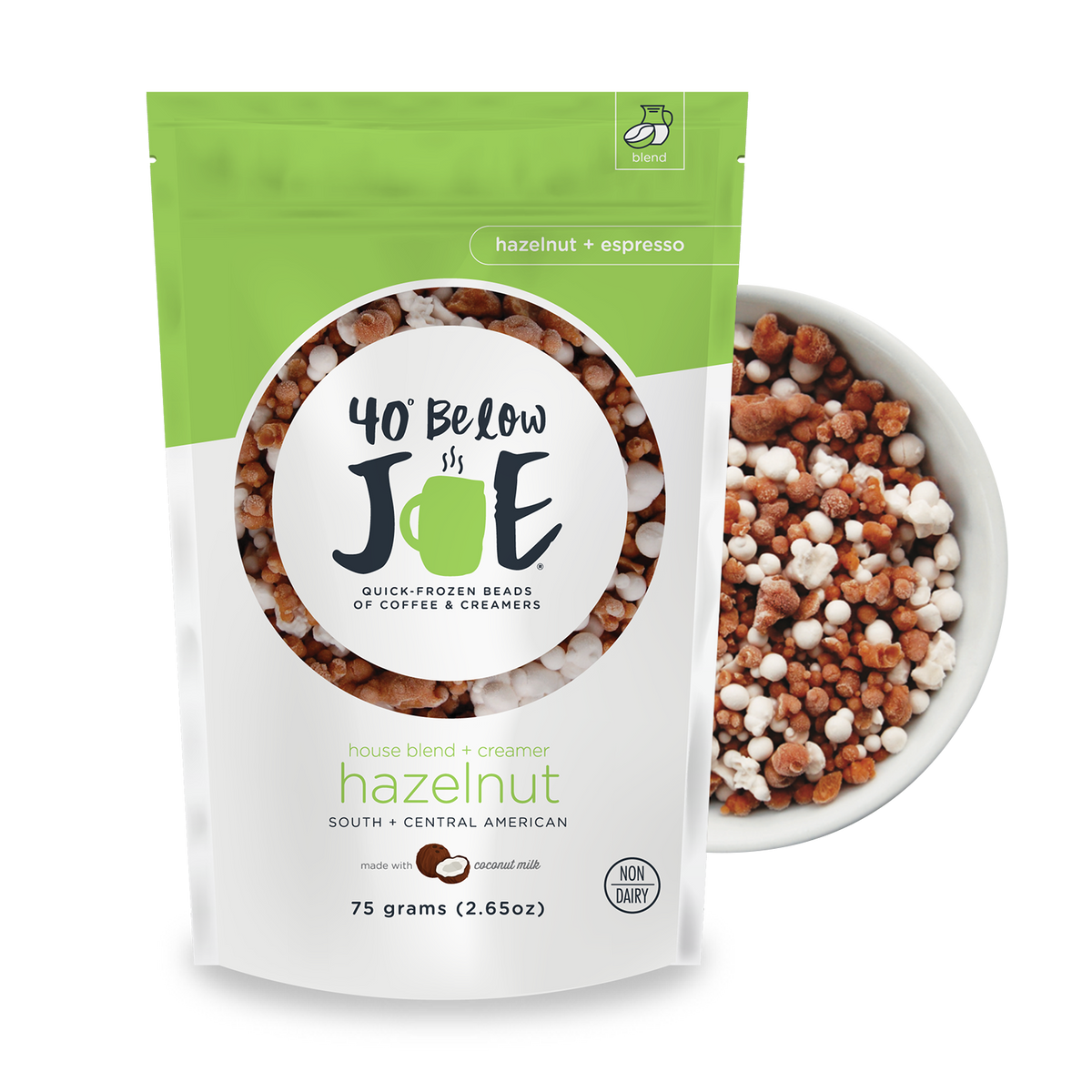 Hazelnut Creamer + House Blend Coffee Beads