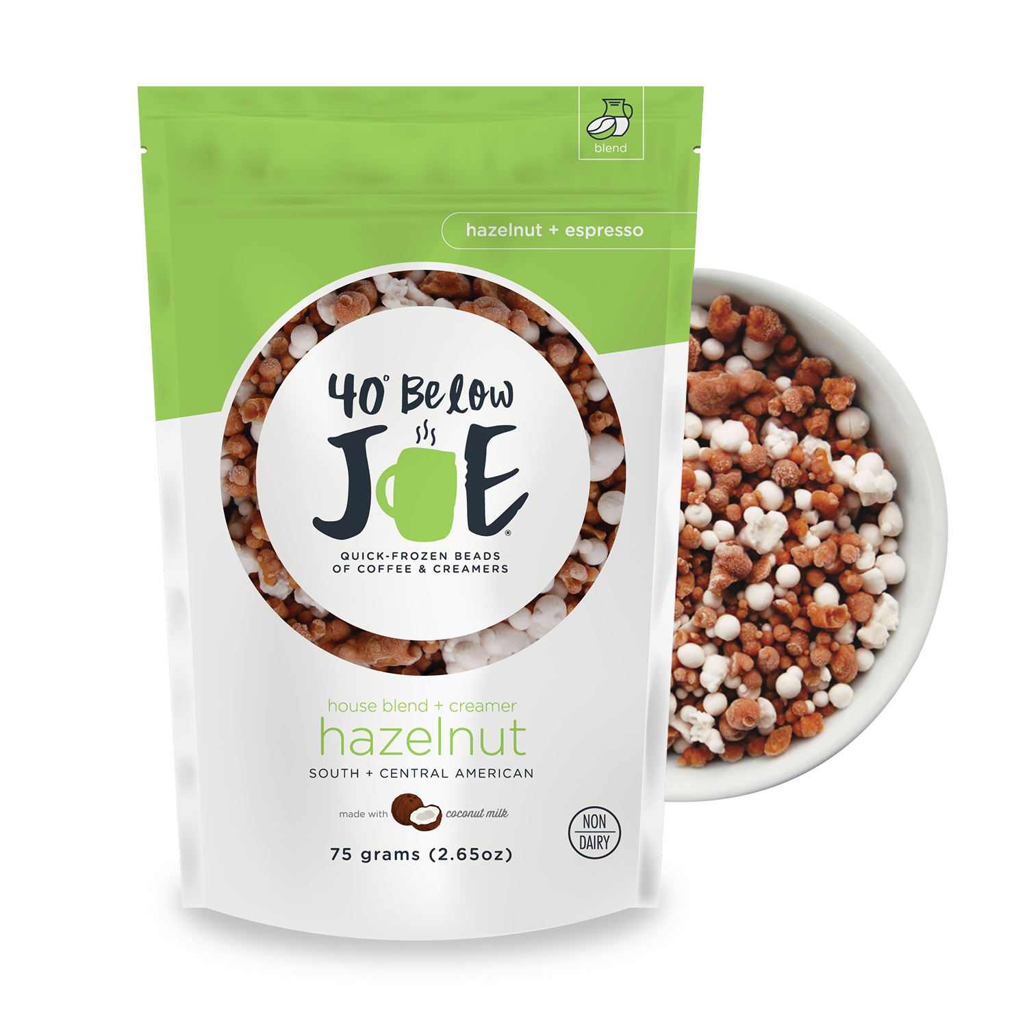 Hazelnut Creamer + House Blend Coffee Beads