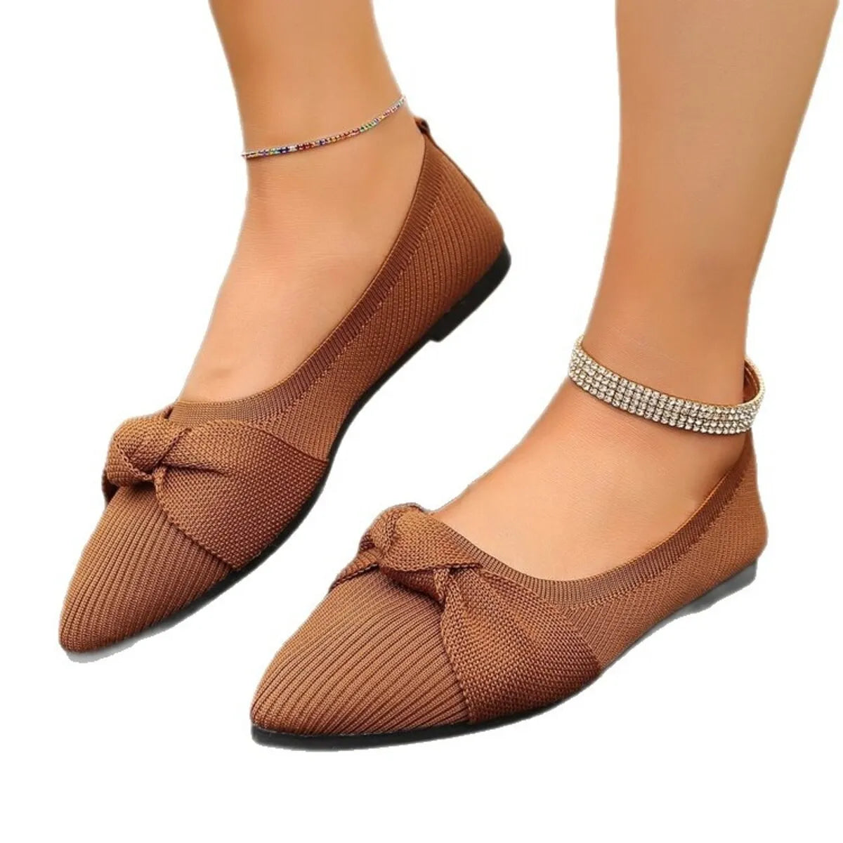 Point Toe Flats Slip-Ons