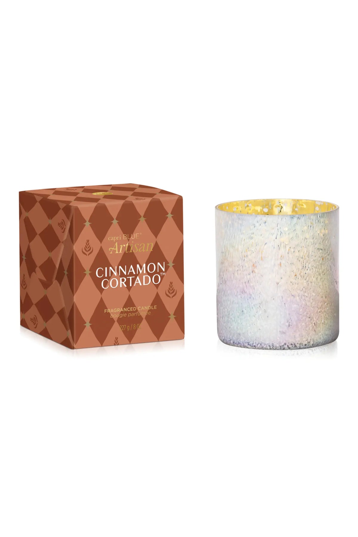 Capri Blue Winter Bazaar Boxed Tumbler Candle-- Cinnamon Cortado
