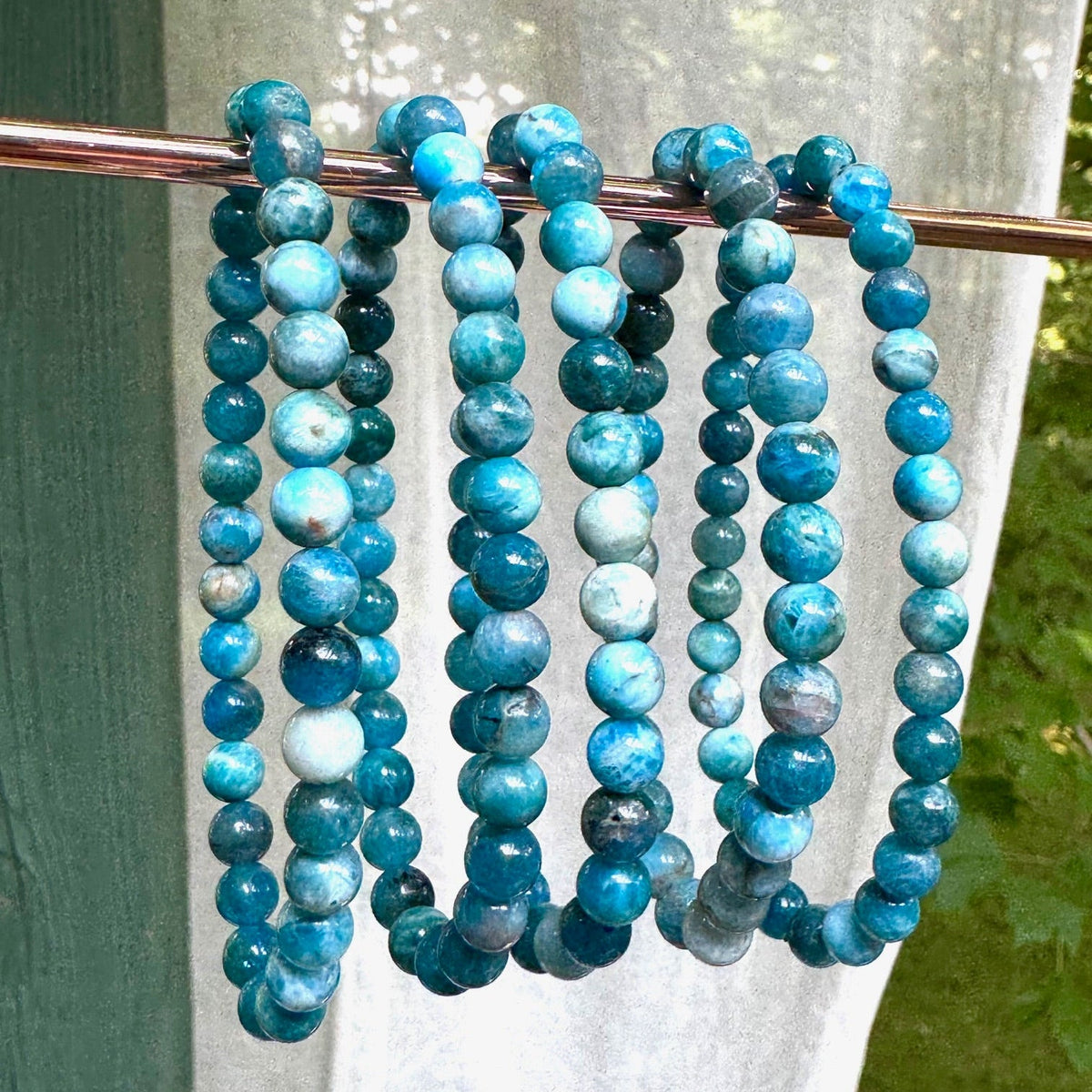 Apatite Gemstone Stretch Bracelet