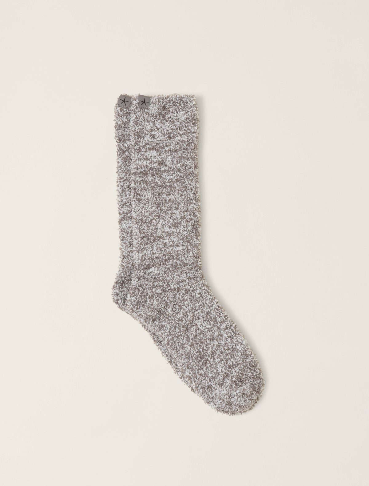 CozyChic® Heathered Socks--Charcoal/White