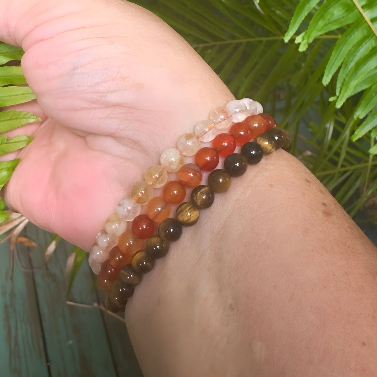 Citrine Gemstone Stretch Bracelet