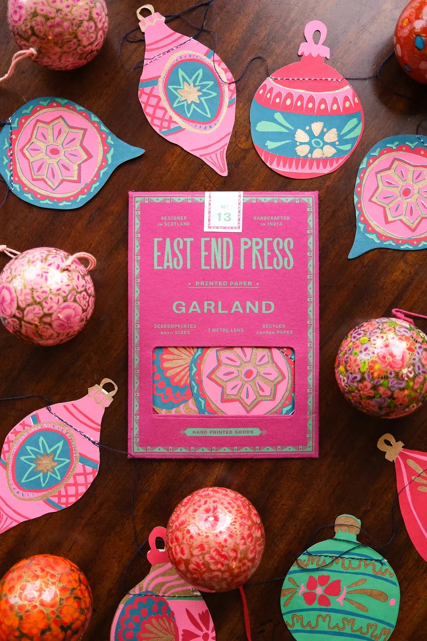 Baubles Sewn Garland