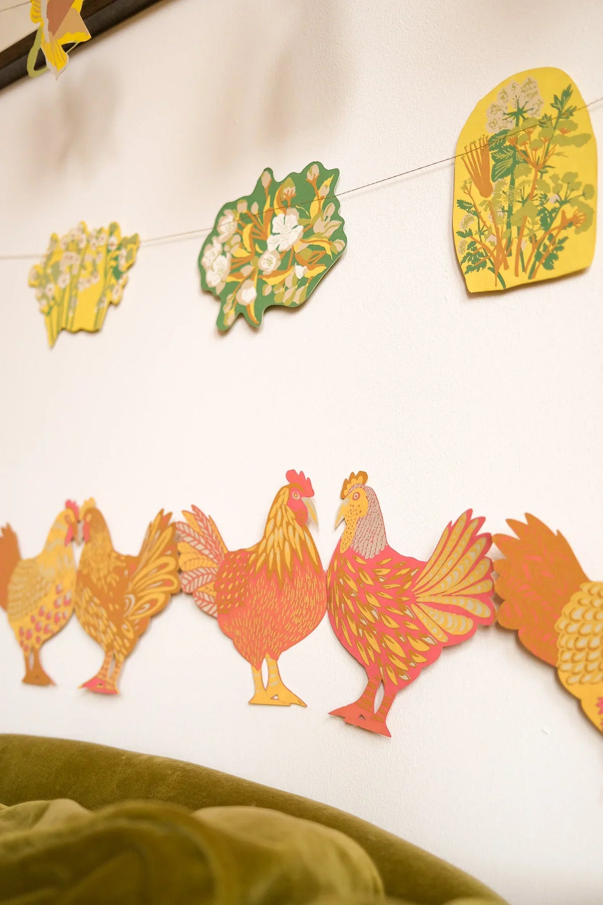 Chicken Concertina Garland