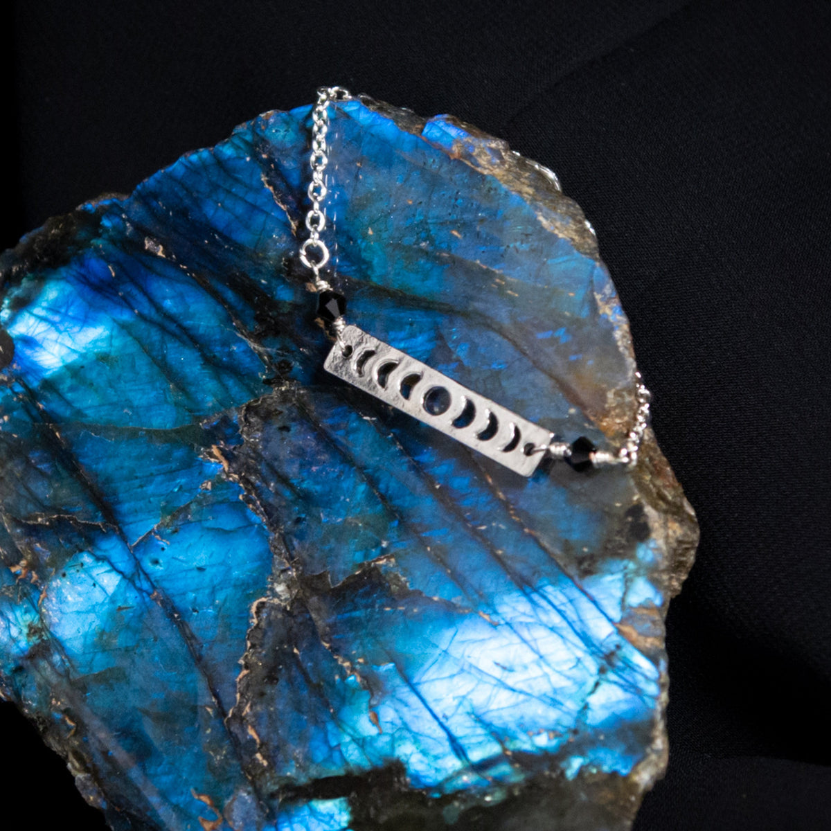 Lunar Phases Bar Bracelet