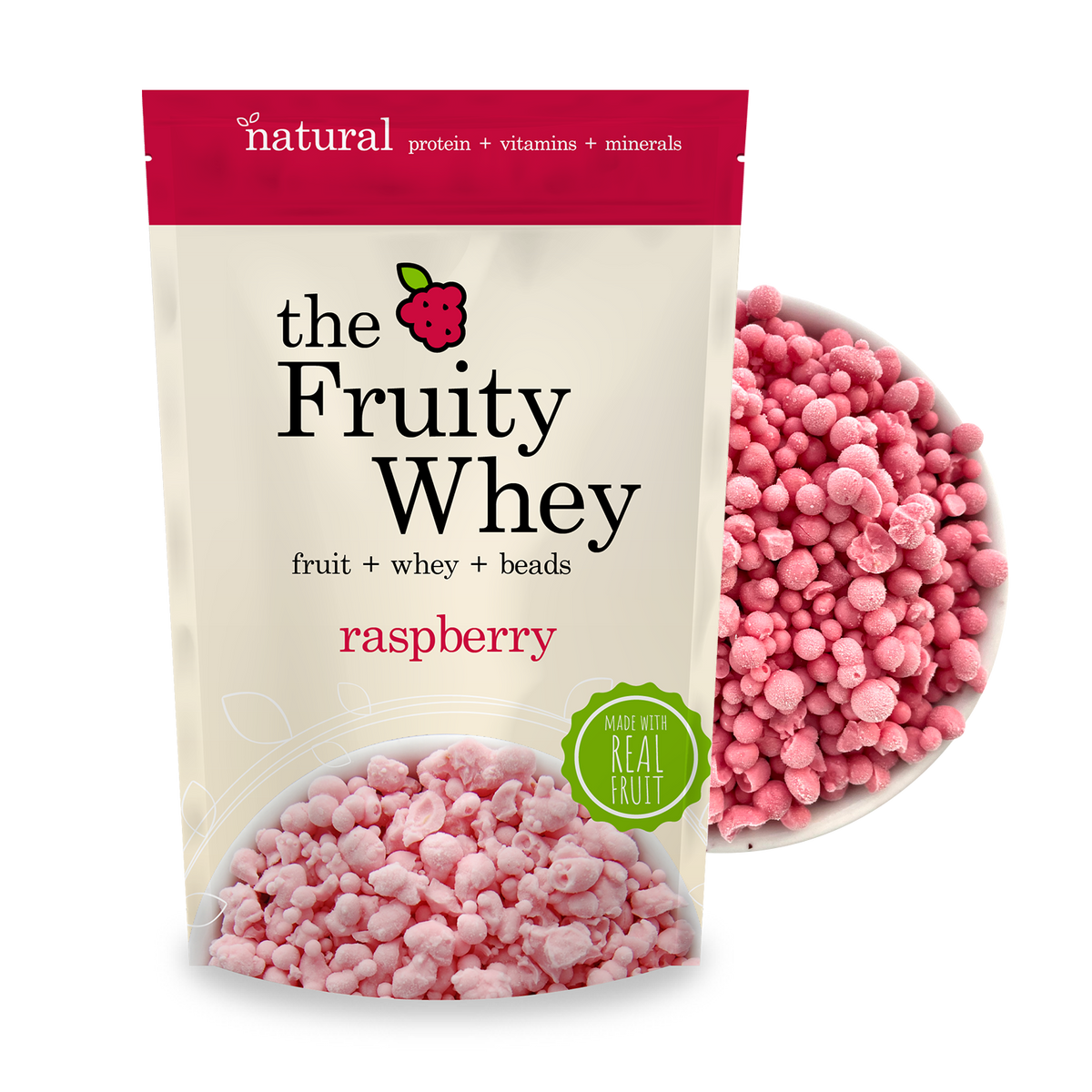 Raspberry Fruity Whey Beads
