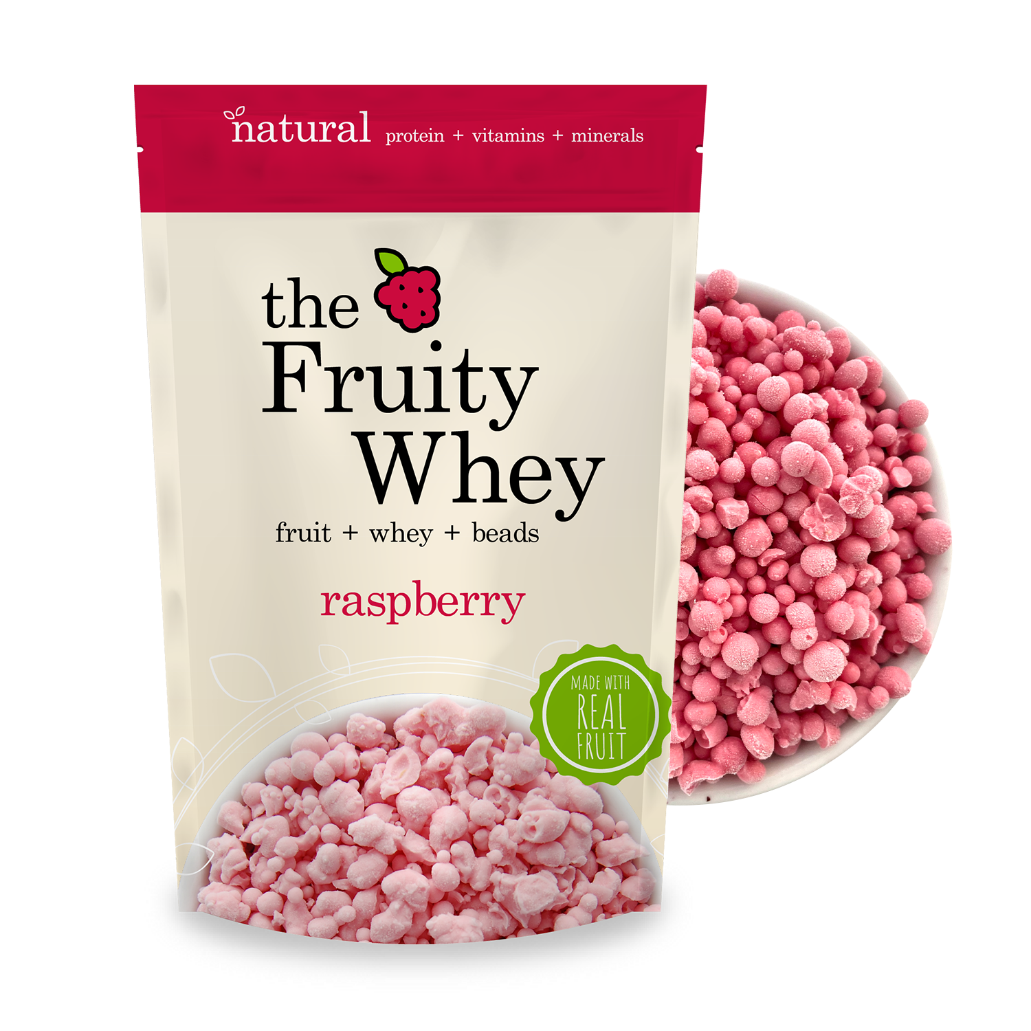 Raspberry Fruity Whey Beads