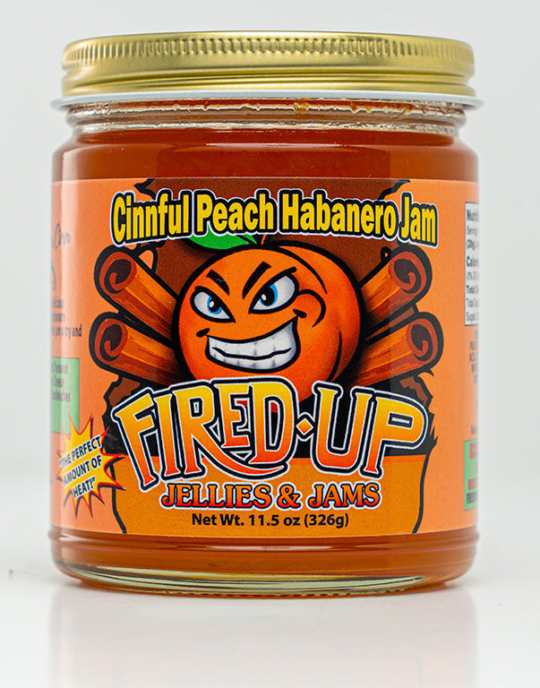 Cinnful Peach Habanero Jam