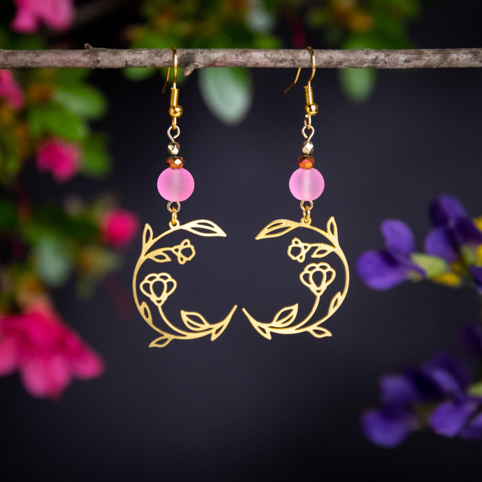 Flower Moon Earrings
