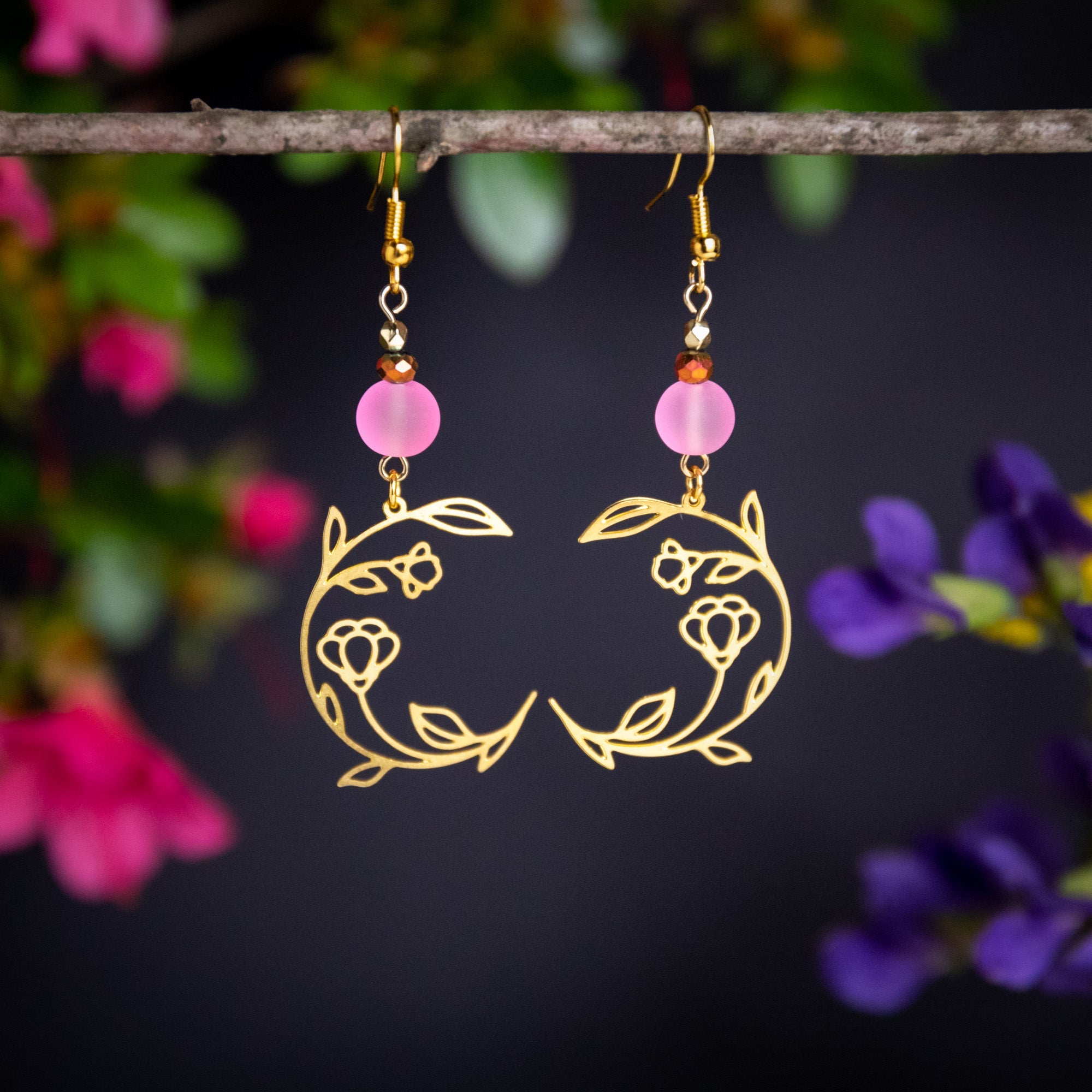 Flower Moon Earrings