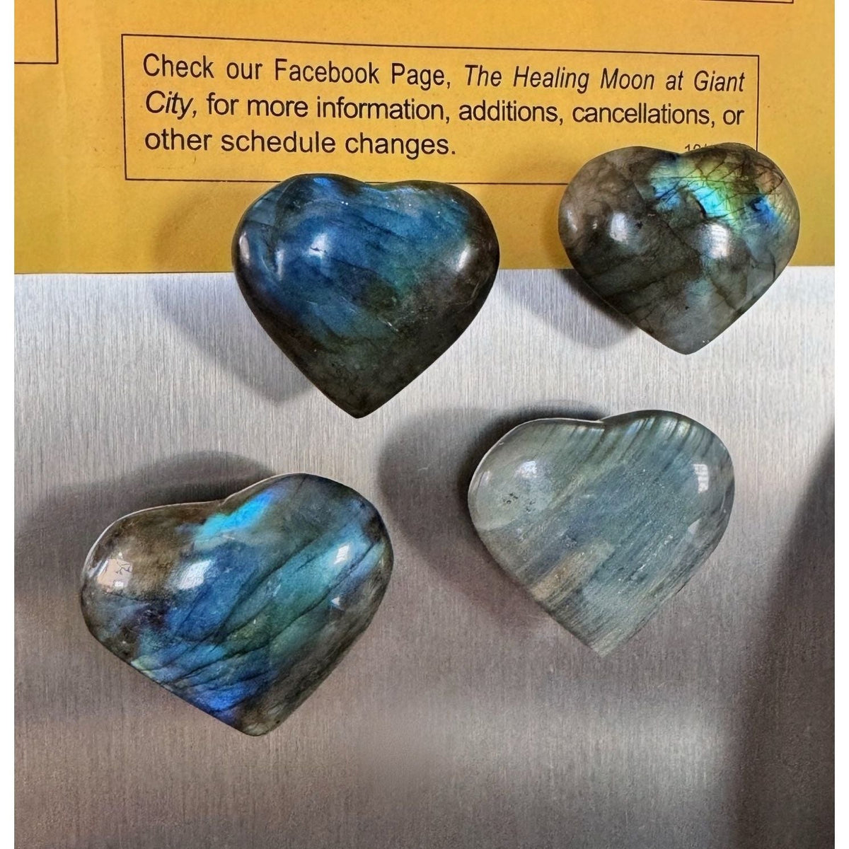 Refrigerator Magnets Labradorite Gemstone Kitchen GIft