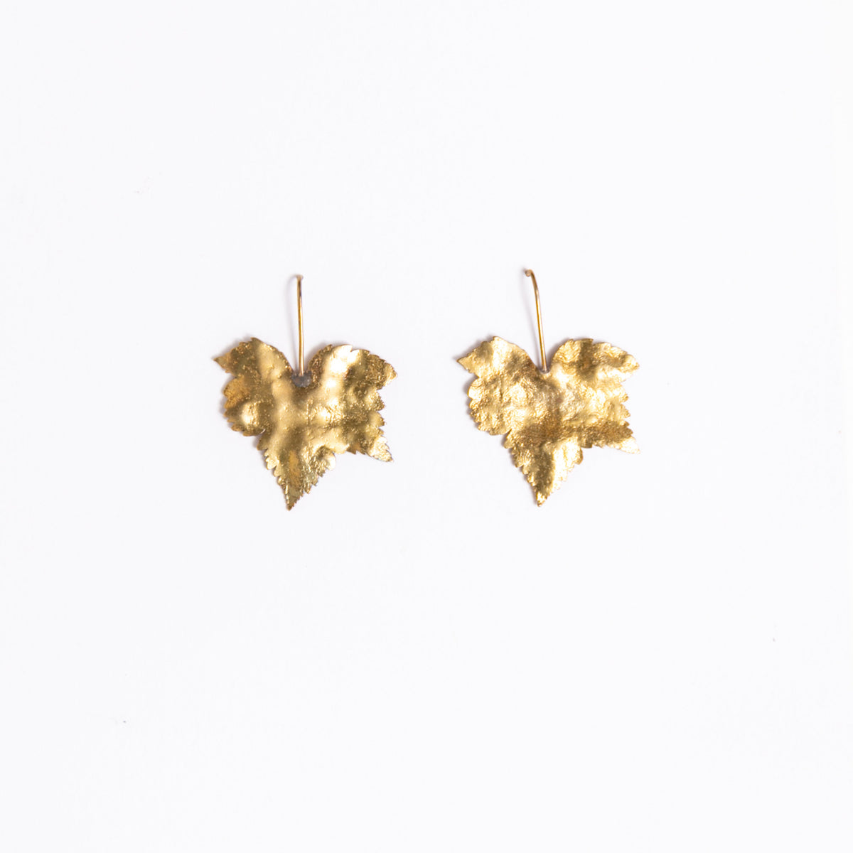 Golden Maple Leaf Earrings