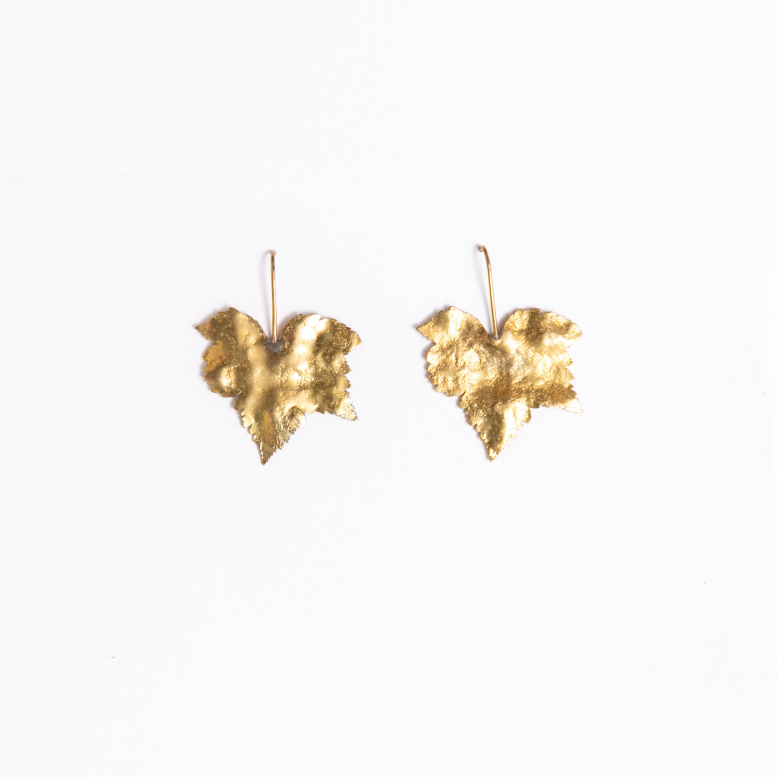 Golden Maple Leaf Earrings