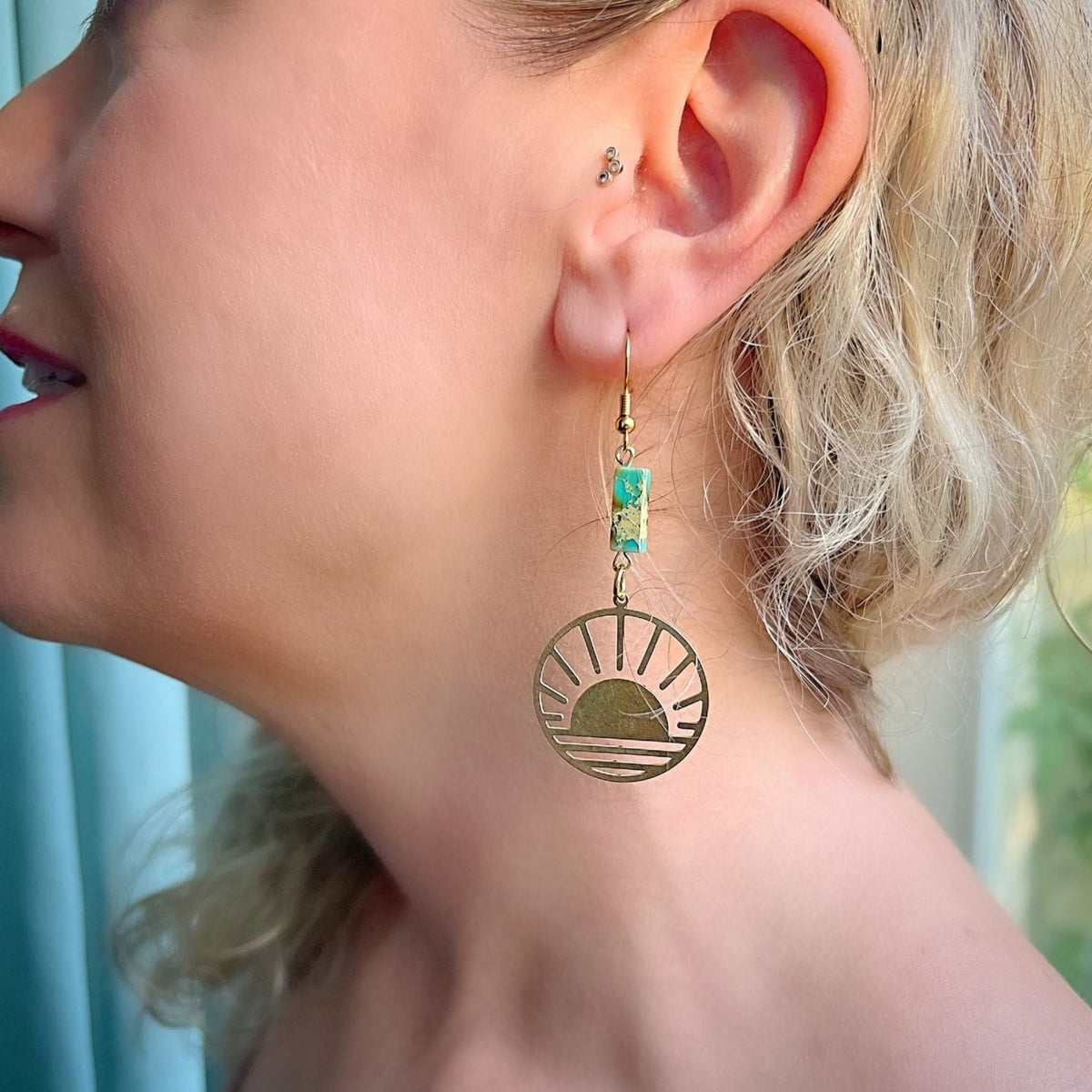 Rising Sun with Sea Sediment Jasper