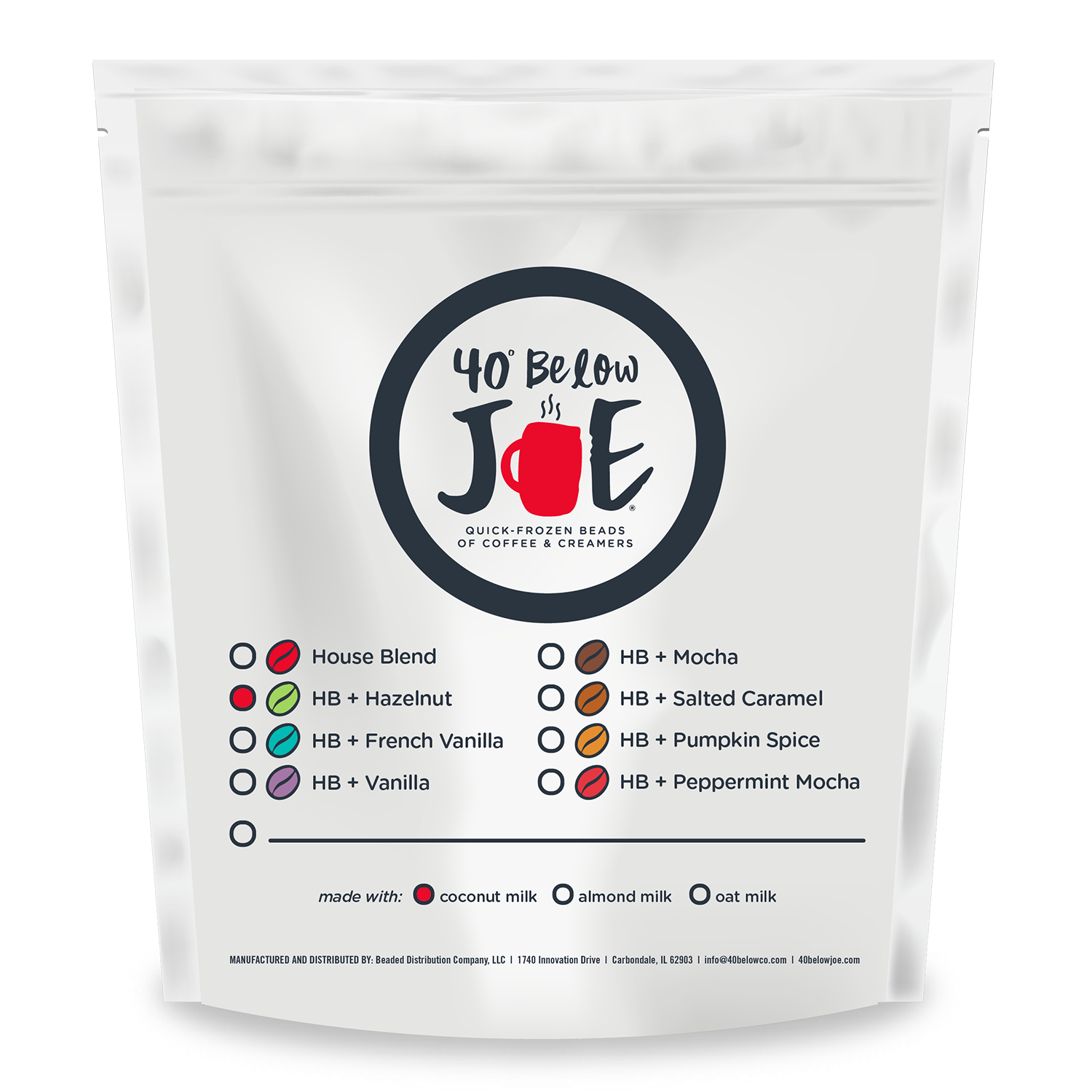 Hazelnut Creamer + House Blend Coffee Beads