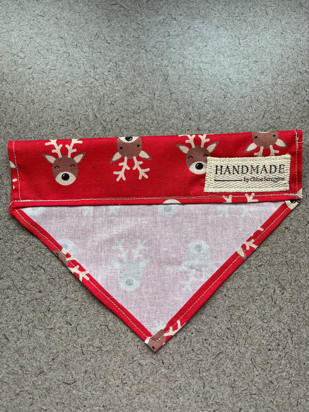 Reindeer Dog Bandana Medium