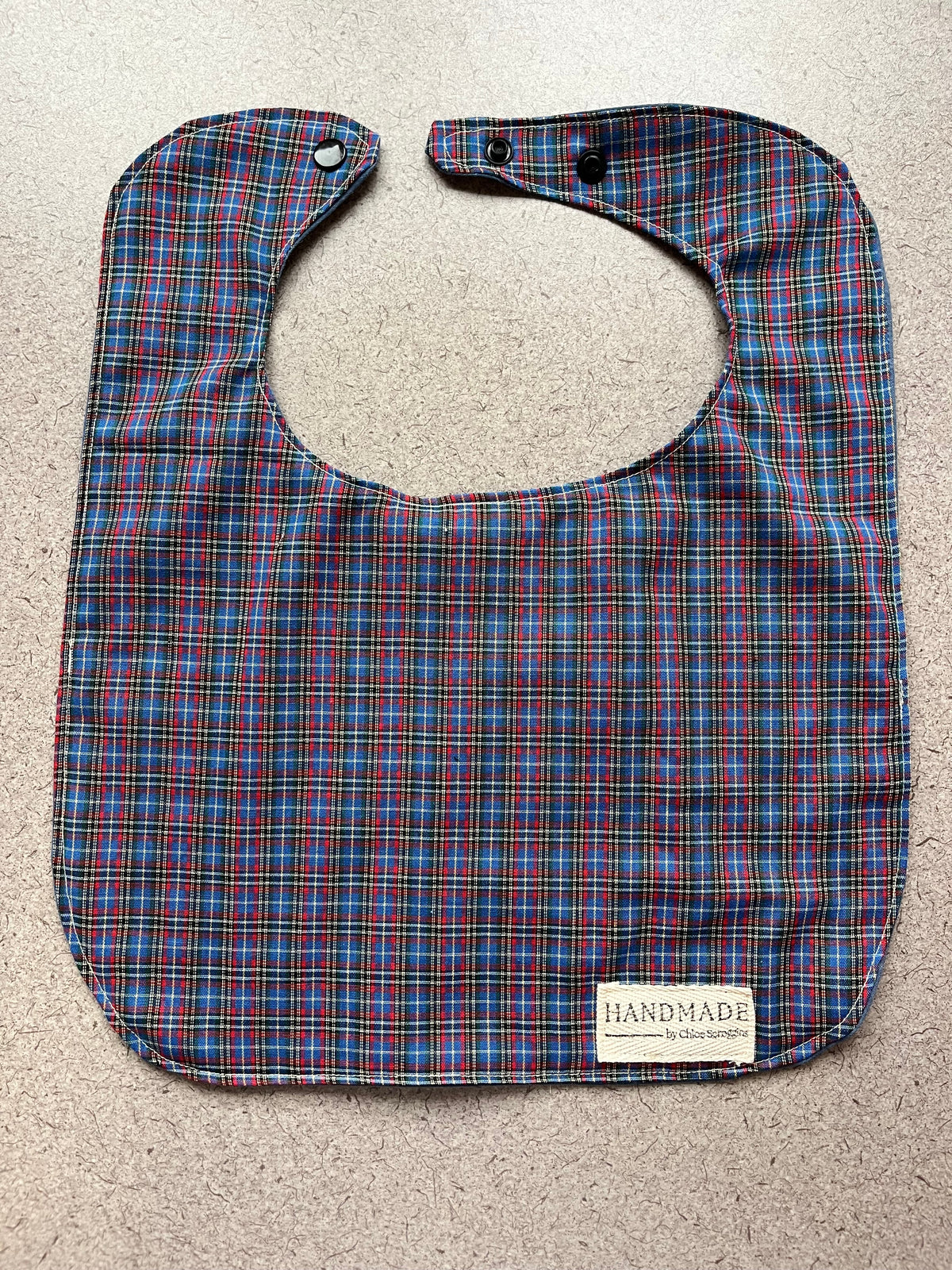 Checkered Baby Bib