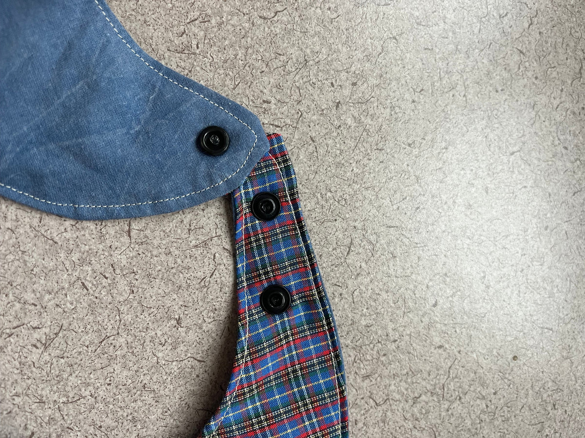 Checkered Baby Bib