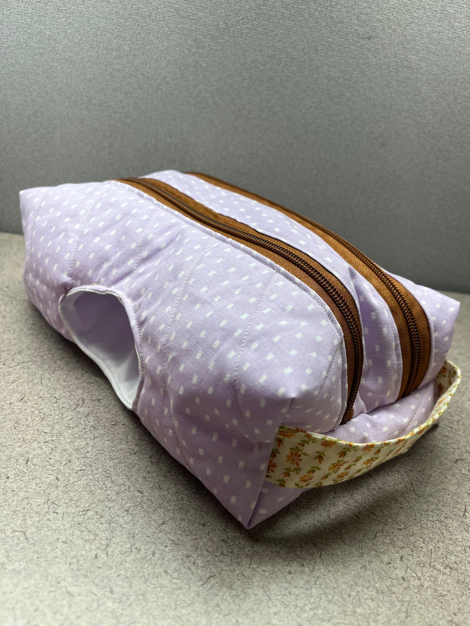 Double Zipper Diaper and Wipe Bag