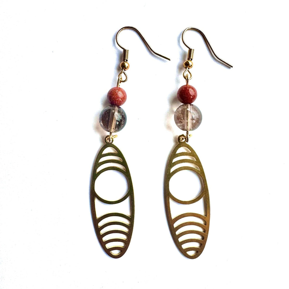 Optic Waves Eclipse Earrings