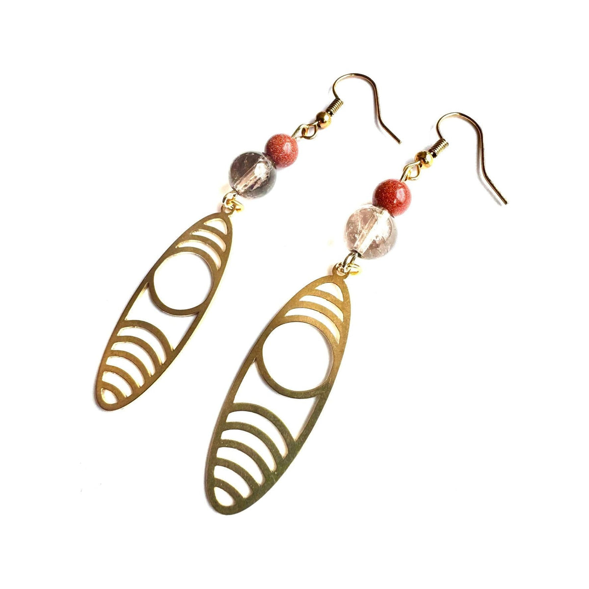 Optic Waves Eclipse Earrings