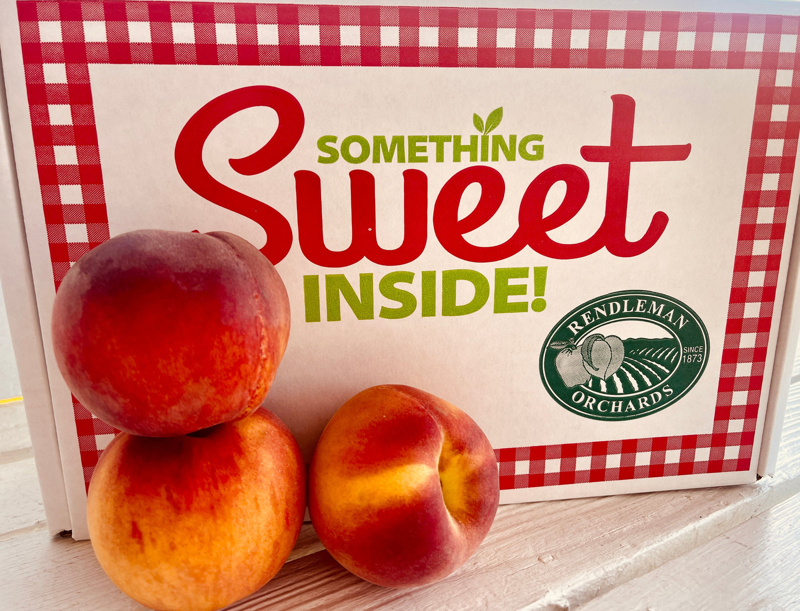 Personal-Sized Peach Gift Box - FREE GROUND SHIPPING*!