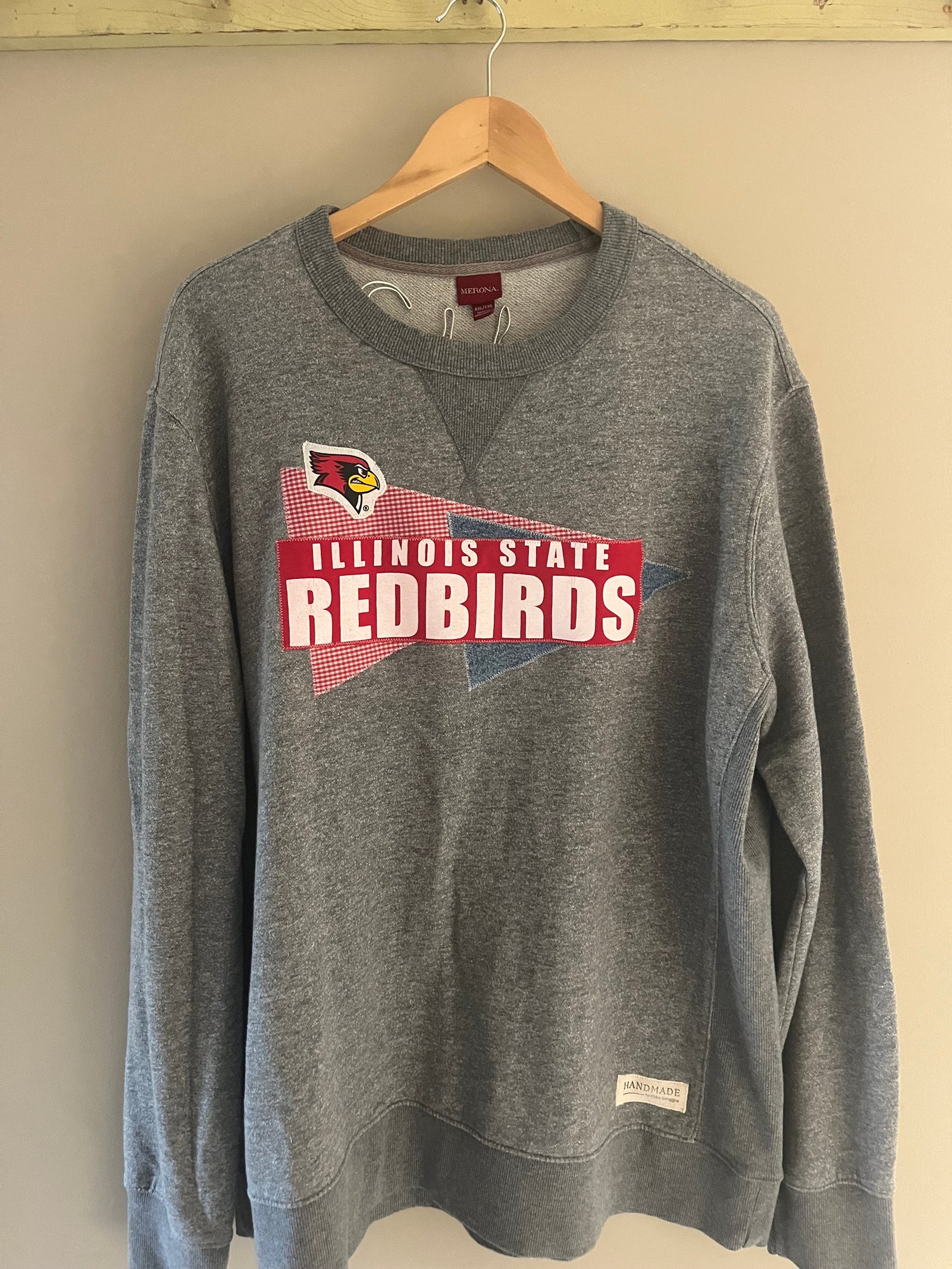 ISU Redbirds Patchwork Crewneck