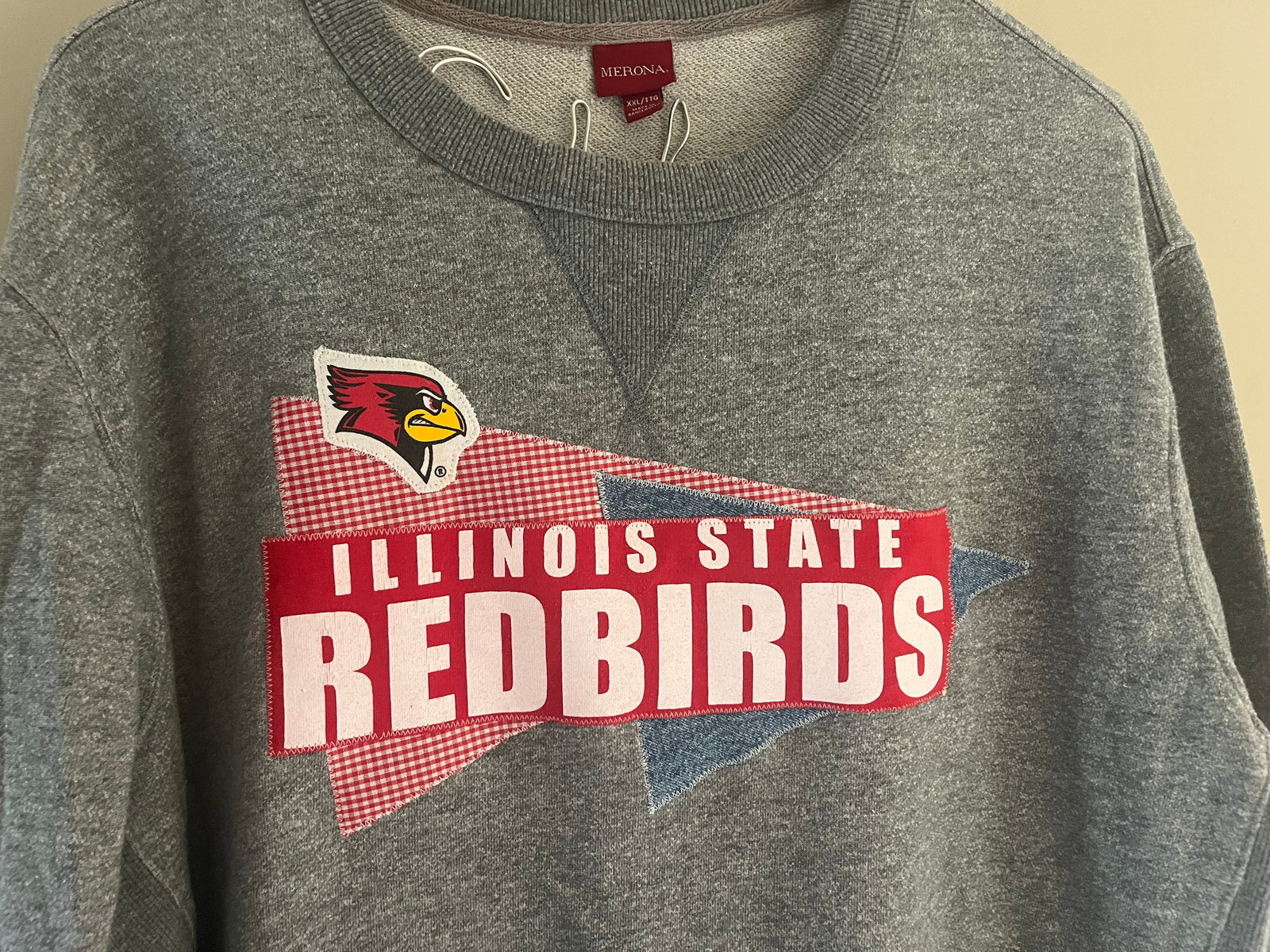 ISU Redbirds Patchwork Crewneck