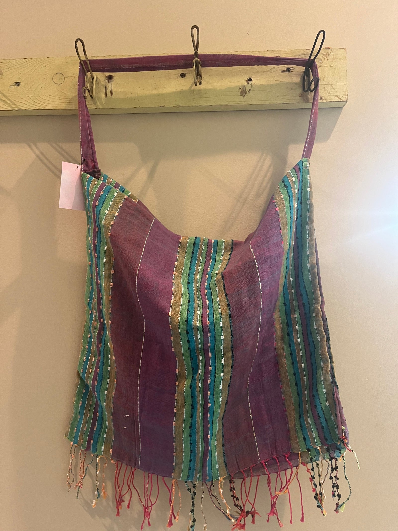 Multicolor Scarf Shoulder Bag