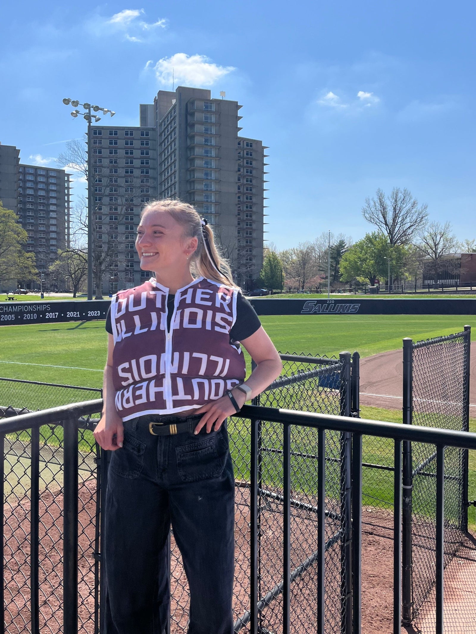 SIU Flag Puffer Vest