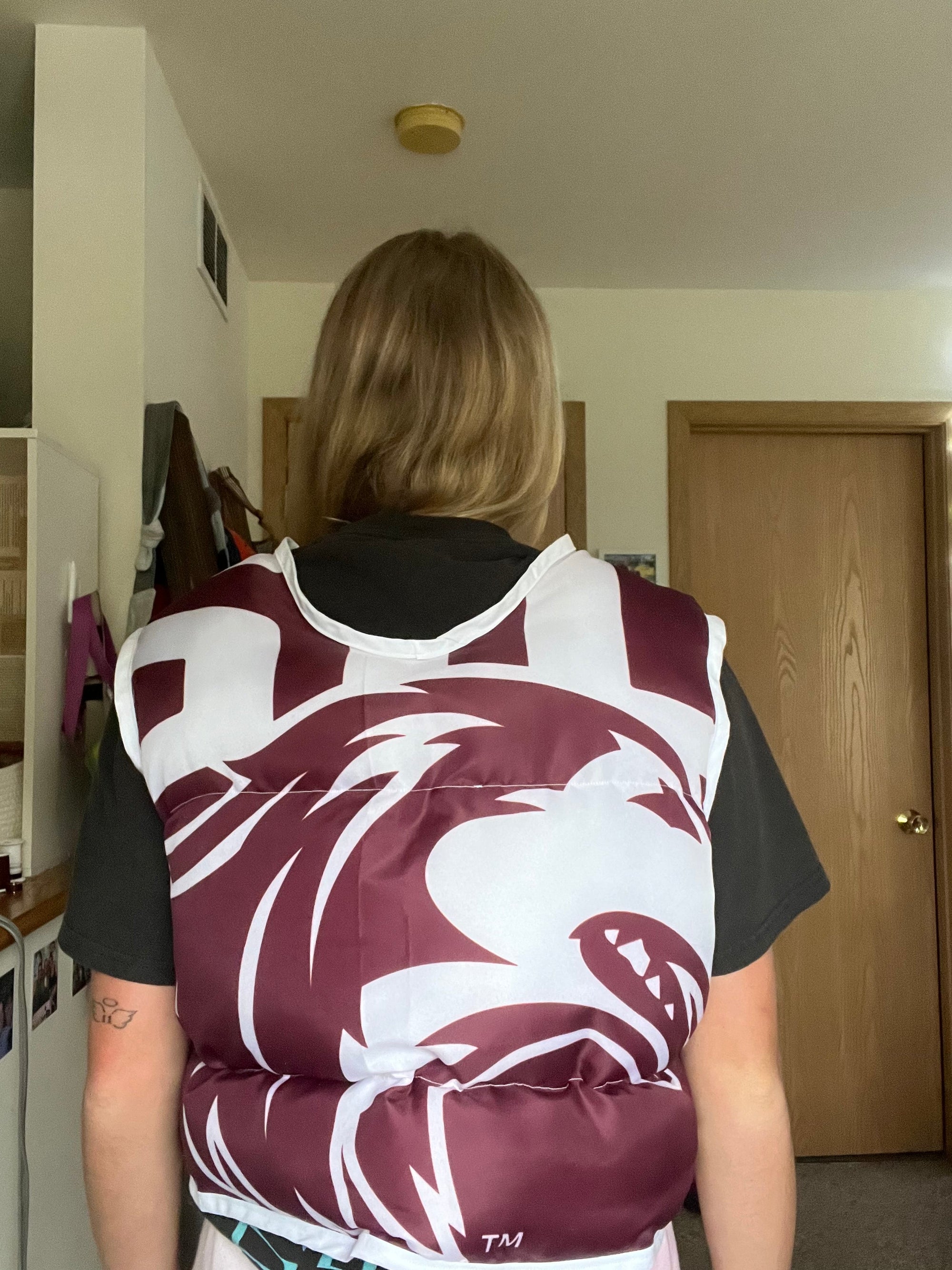 SIU Flag Puffer Vest